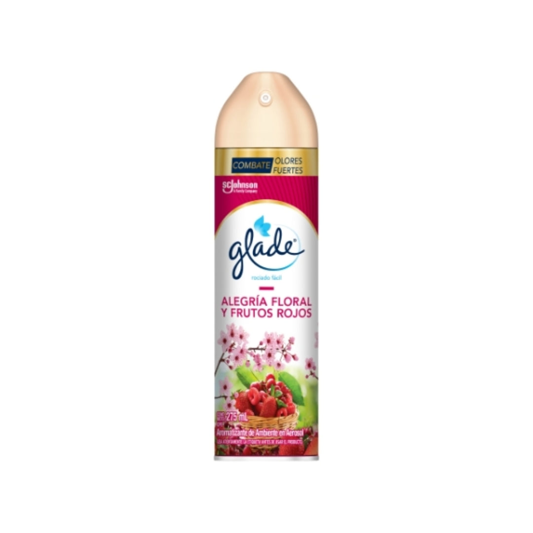 Aromatizantes Glade Alegria Floral&Frutos Rojos 275 Ml