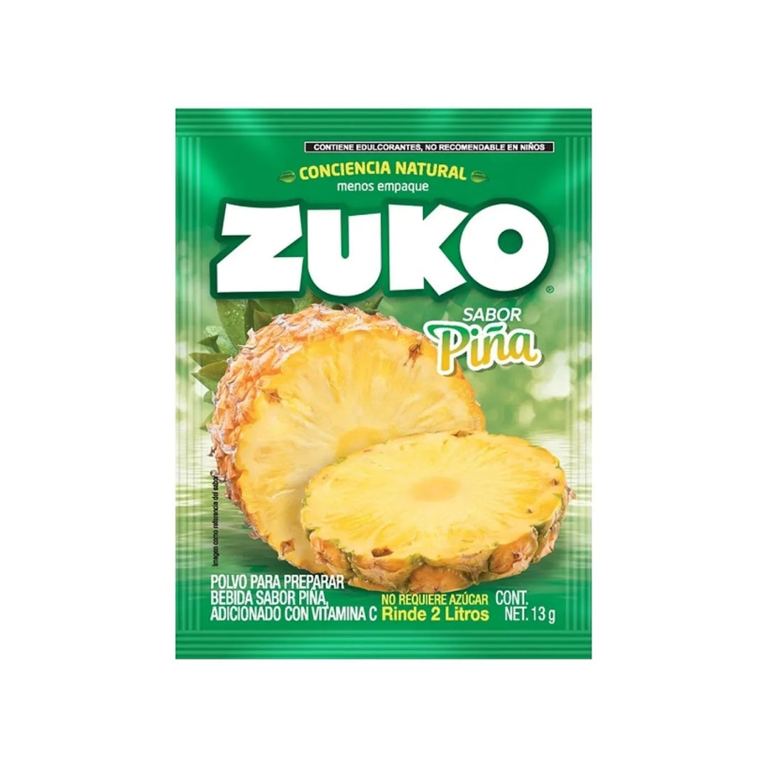 Bebida En Polvo Zuko Piña 15Gr.