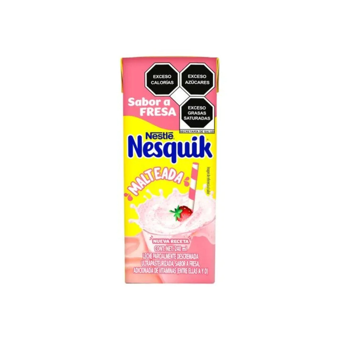 Malteada Nesquik Fresa 240 Ml