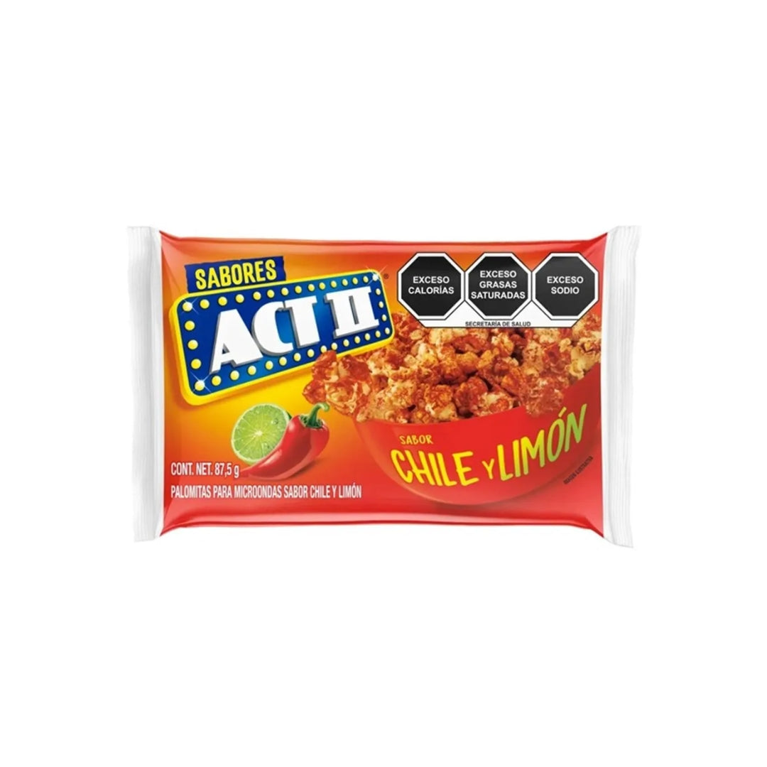 Palomitas Act Ii Chile Y Limon 87.5 Gr