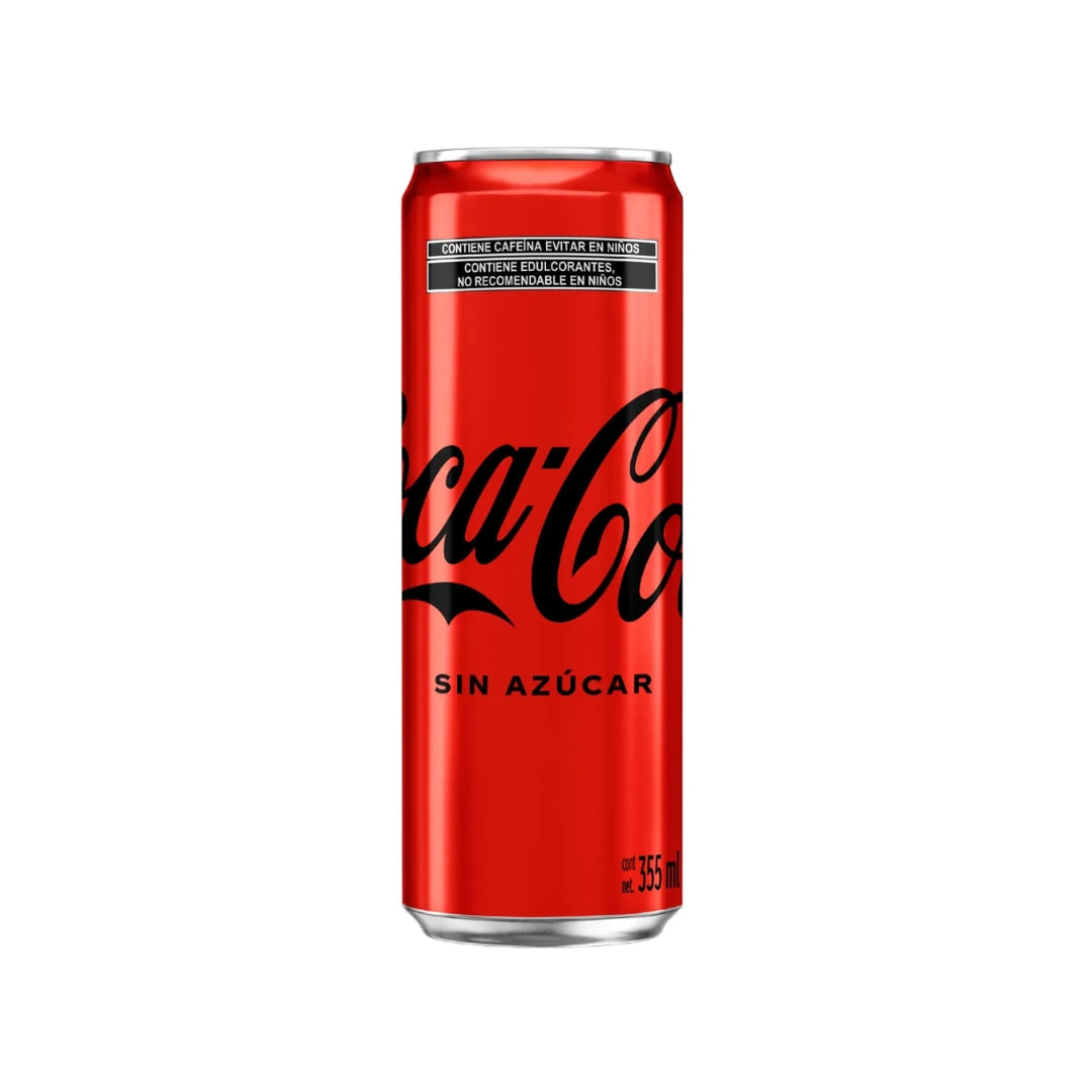 Refresco Coca Cola Sin Azucar Lata 355 Ml