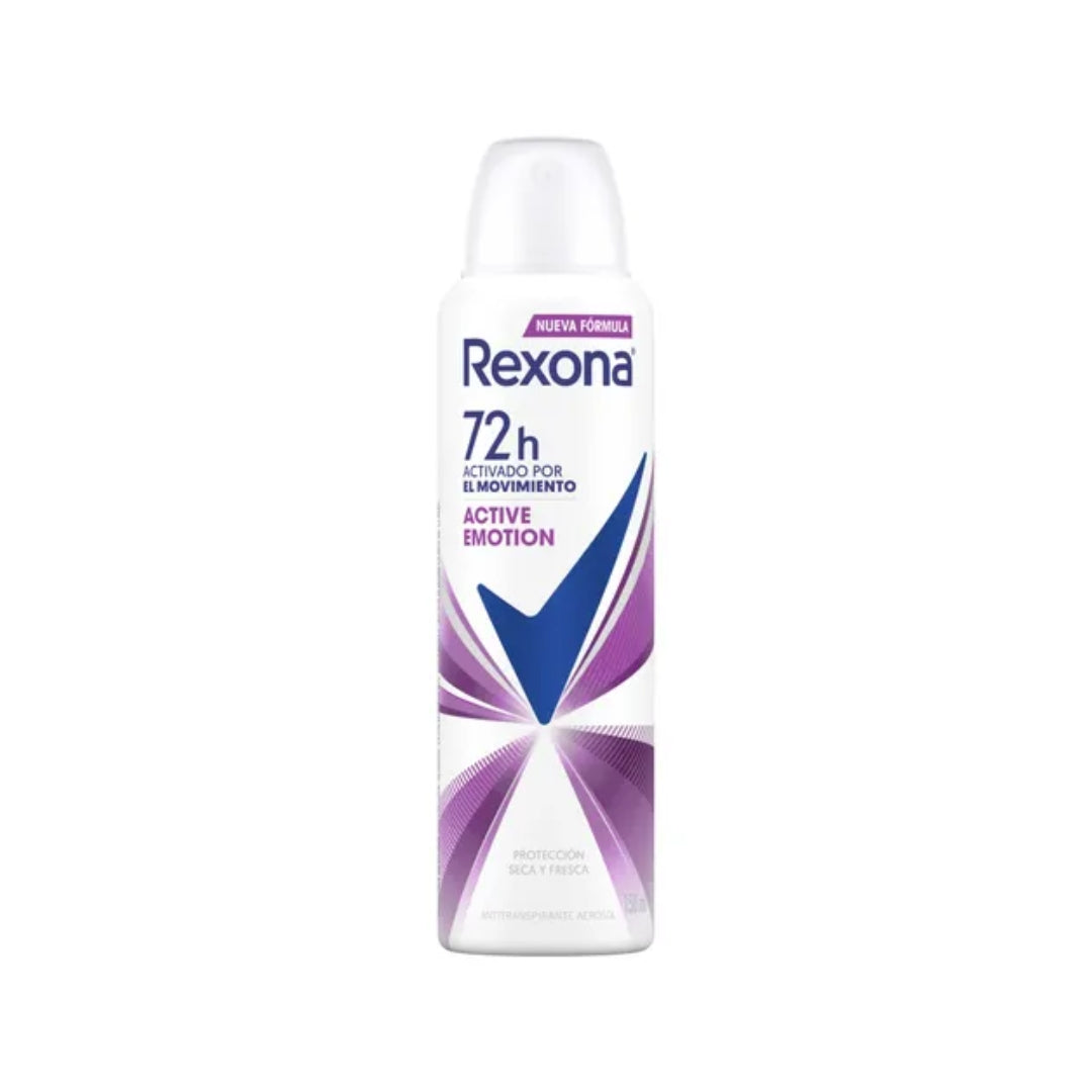 Desodorantes Rexona Aerosol Women Active Emotion 150Ml