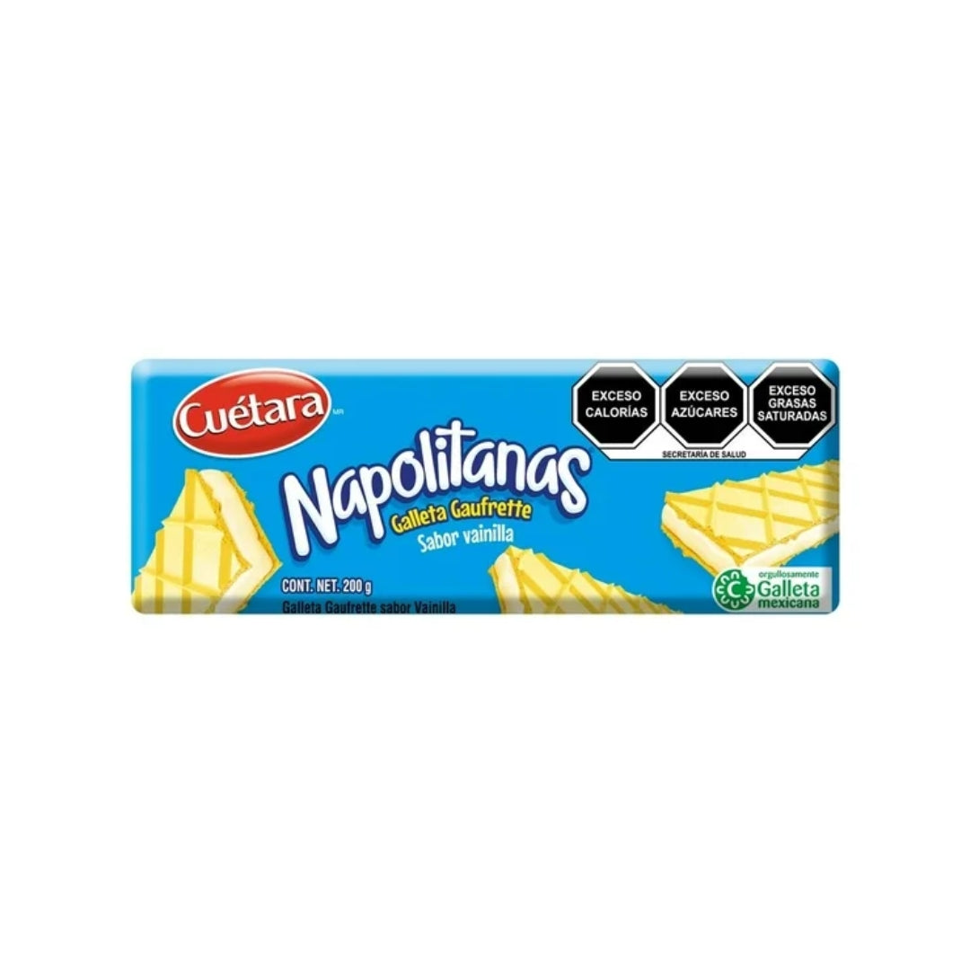 Galletas Cuetara Napolitanas Vainilla 200Gr
