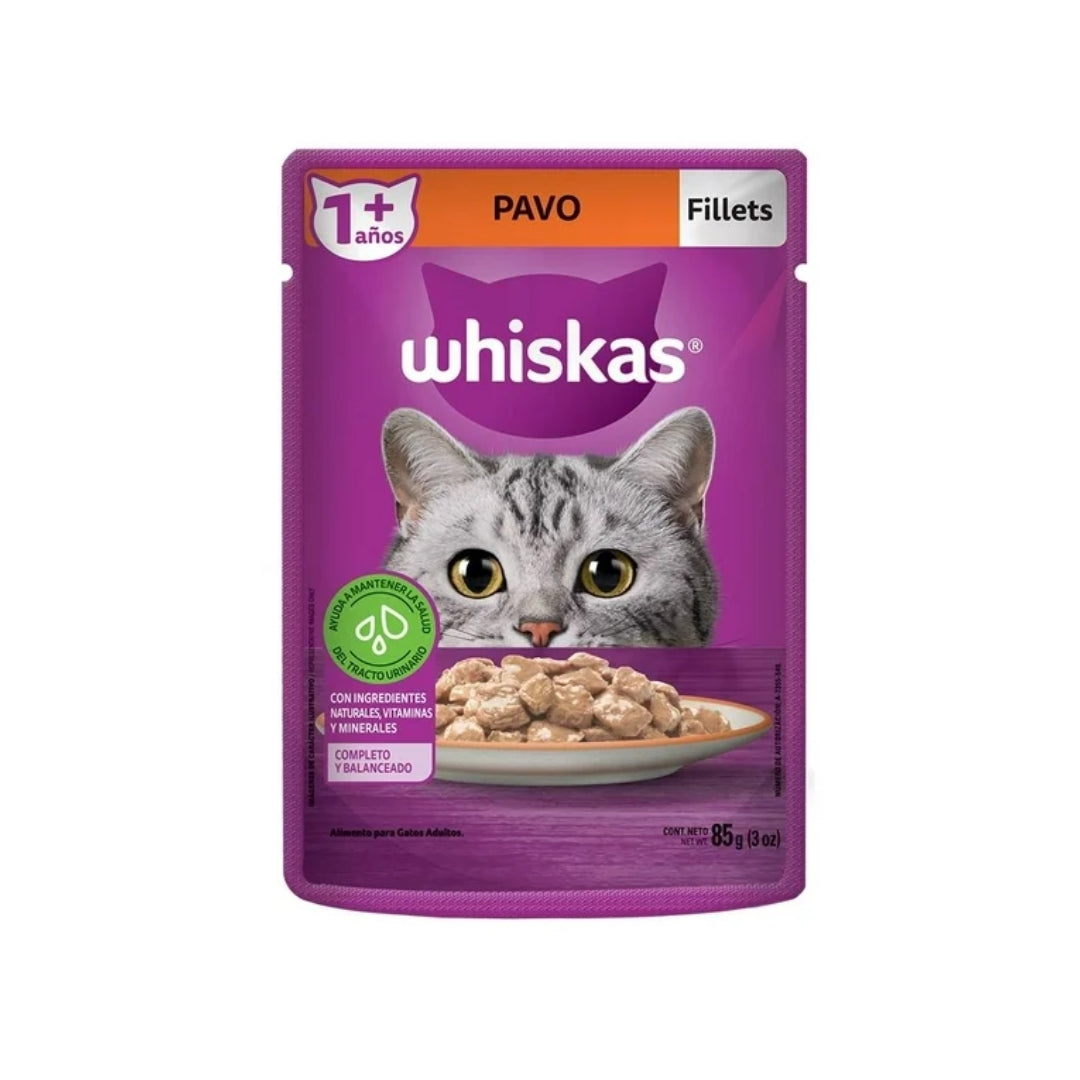 Alimento Gato Sobre Whiskas Pavo 85Gr