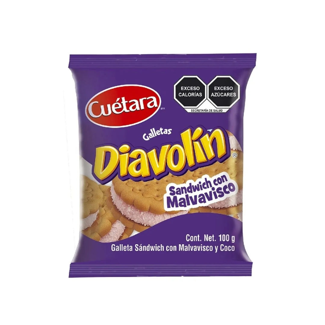 Galletas Cuetara Diavolin Sandwich 100 Gr