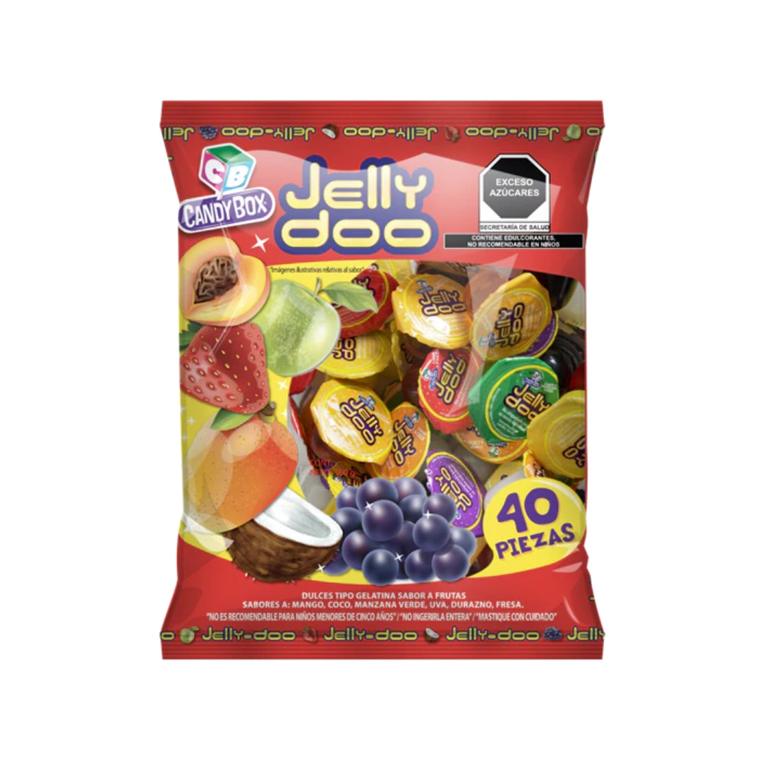 Dulces Jelly Doo Mini Gelatinas 40 Pz