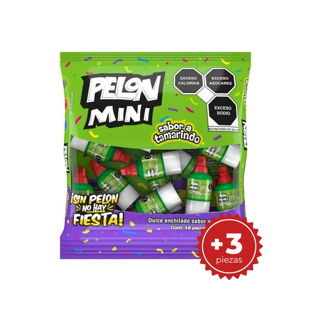 Dulces Pelon Mini Tamarindo 18 Pz + 3Pz