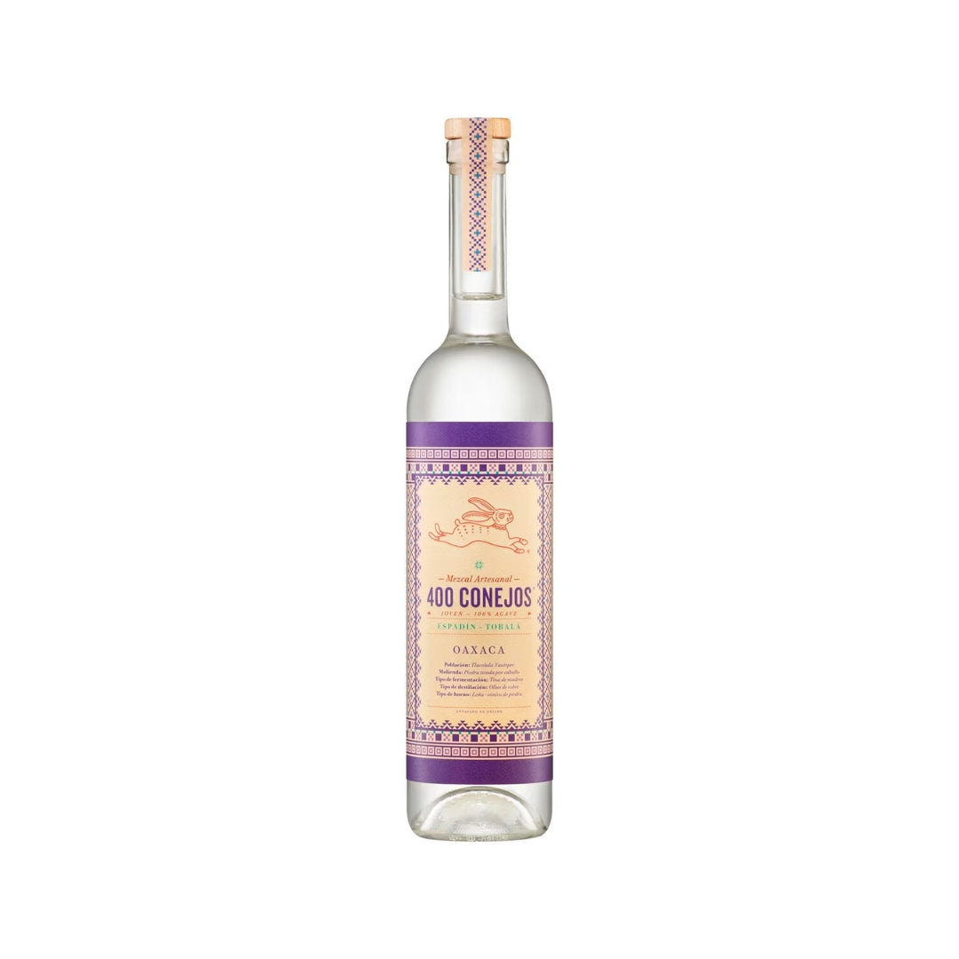 Mezcal 400 Conejos Tobala 750 Ml