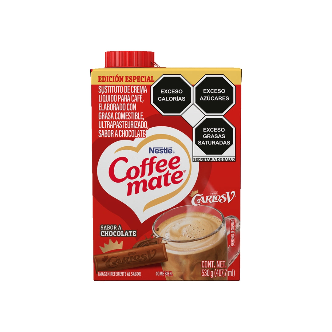 Crema Para Café Coffe Mate Carlos V 530 Gr (468.2 Ml)