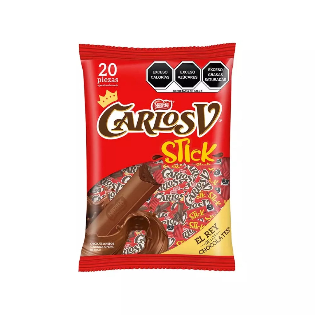 Chocolate Dulce Carlos V Stick 20/20/8Gr