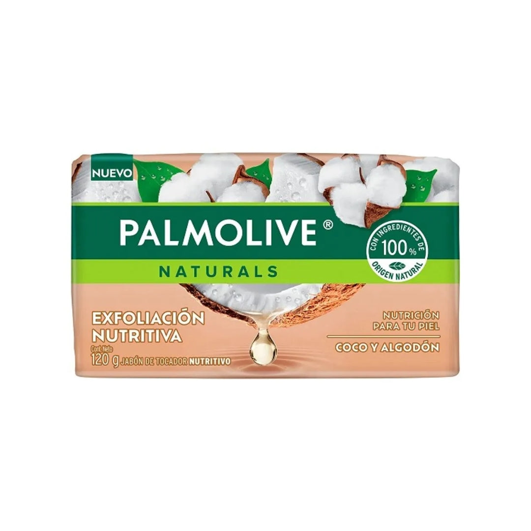 Jabon De Baño Palmolive Coco & Algodon 120 Gr