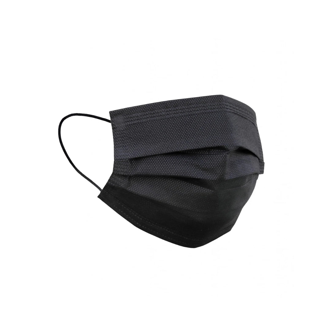 Medicamento Cubrebocas Negro Desechable 50 Pz