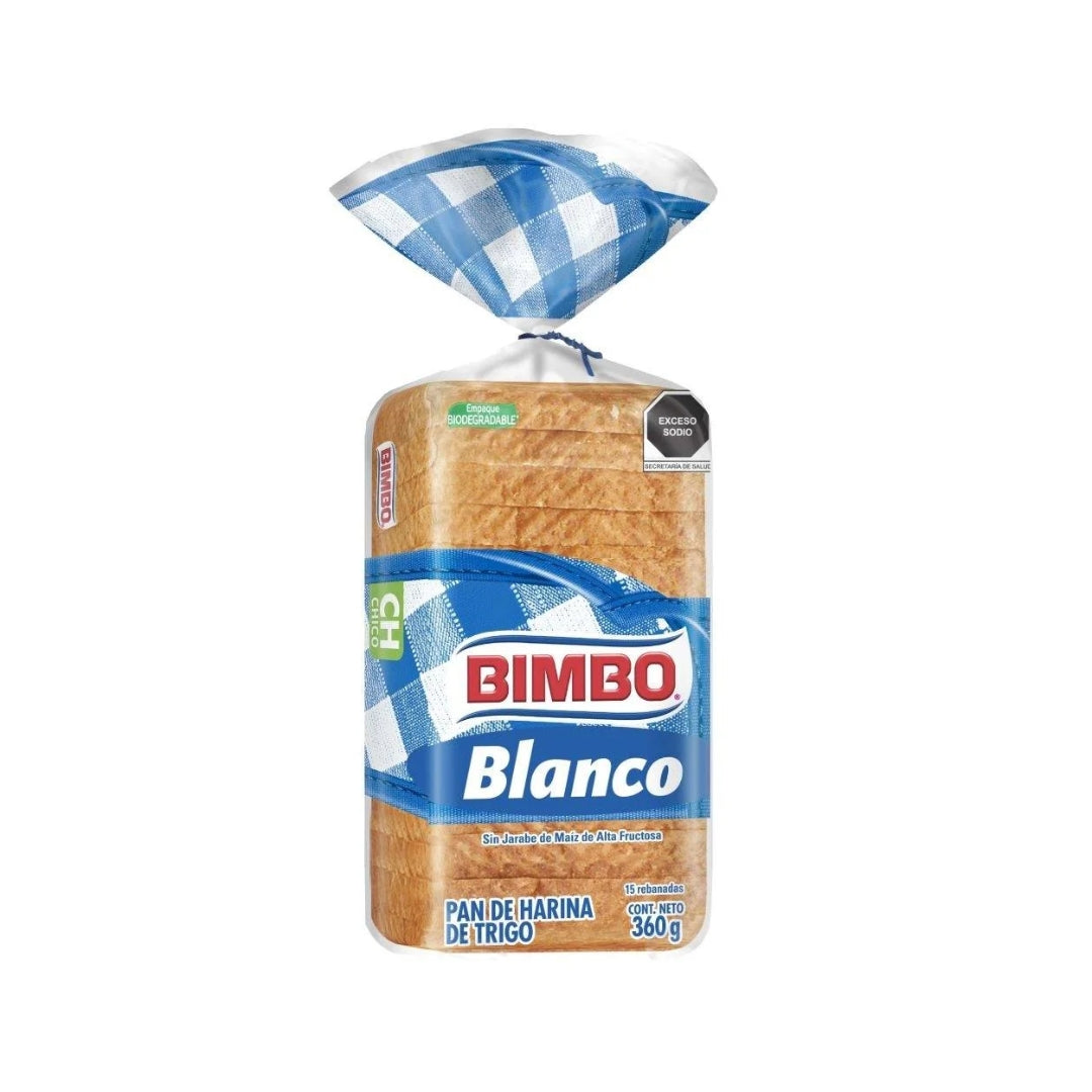 Pan Bimbo Blanco Chico 300 Gr