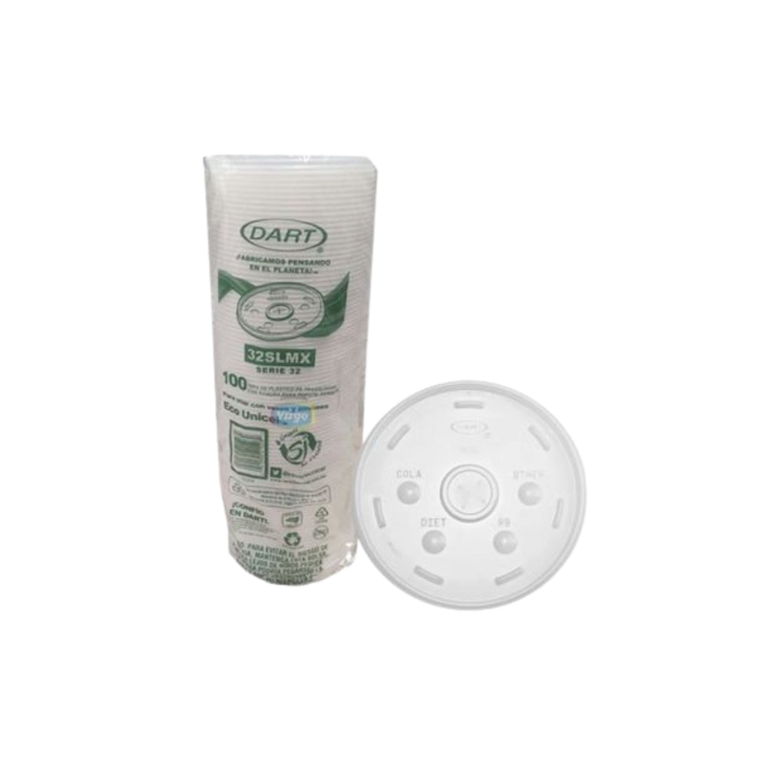 Tapa Dart Plas. #32Slmx 100 Pz