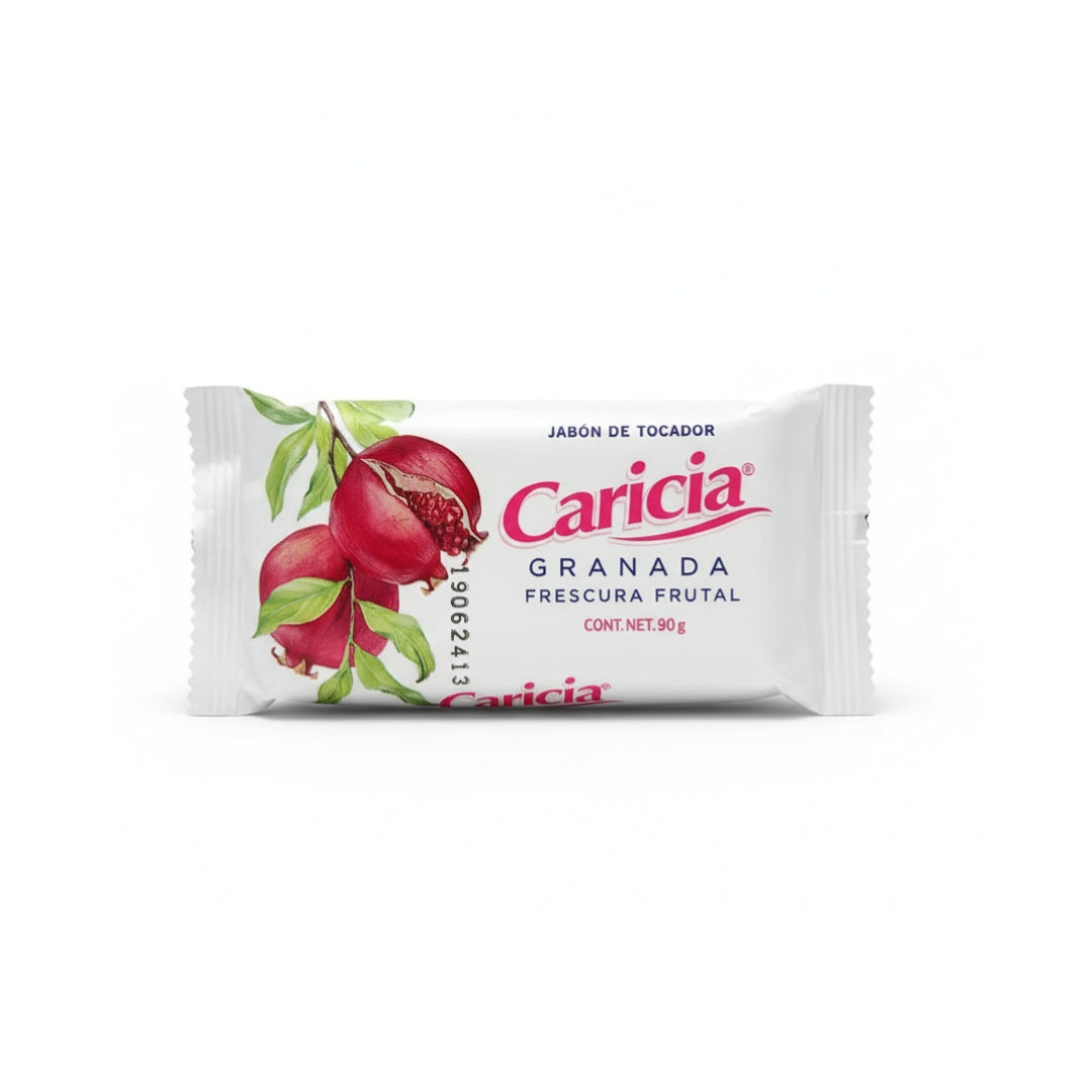 Jabon De Baño Caricia Granada 90 Gr