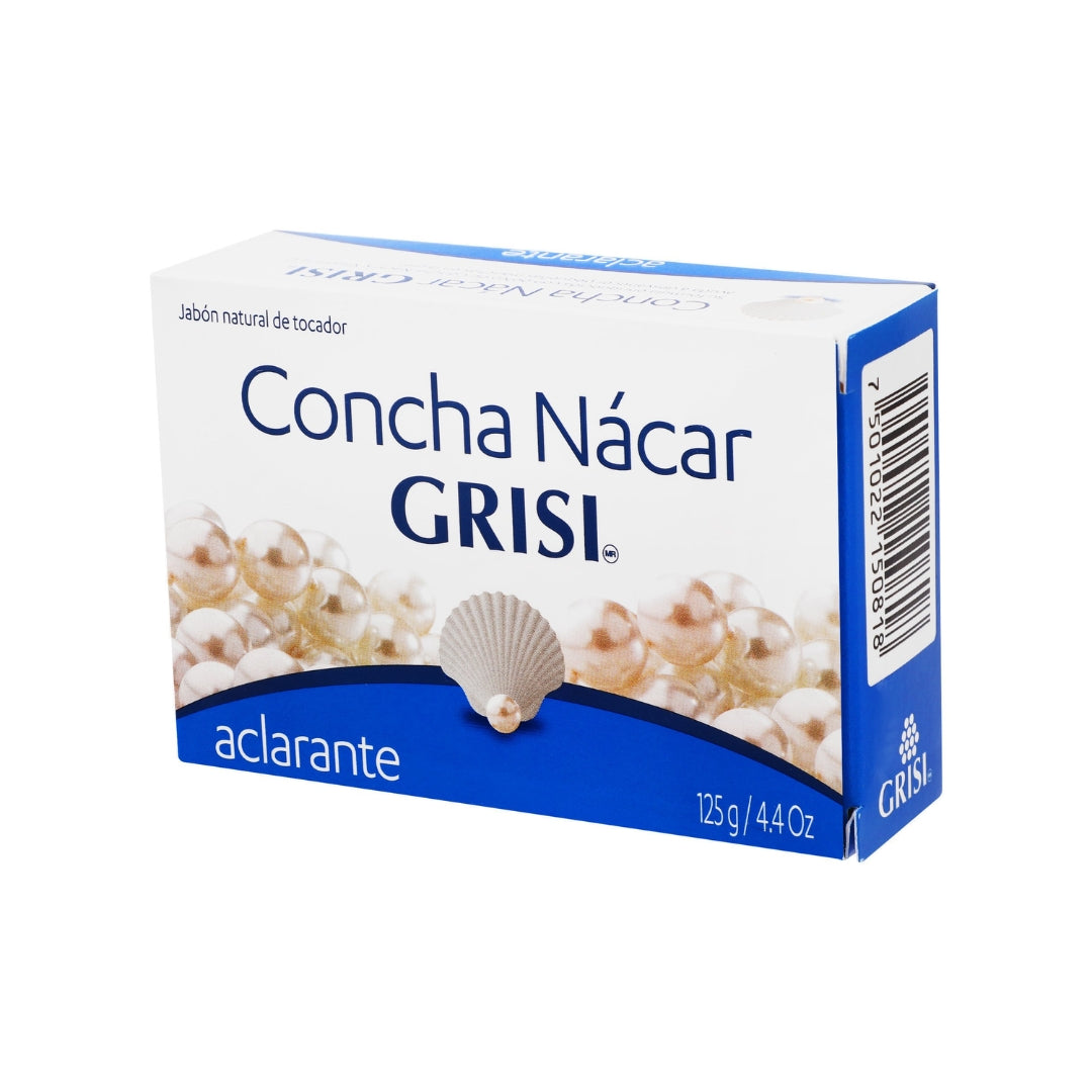 Jabon De Baño Grisi Concha Nacar Aclarante 125 Gr