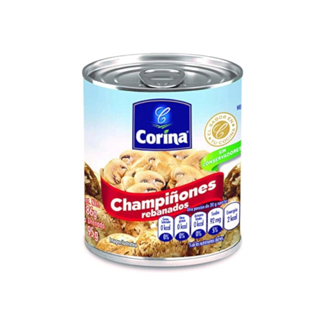 Champiñones Corina Rebanados 186 Gr