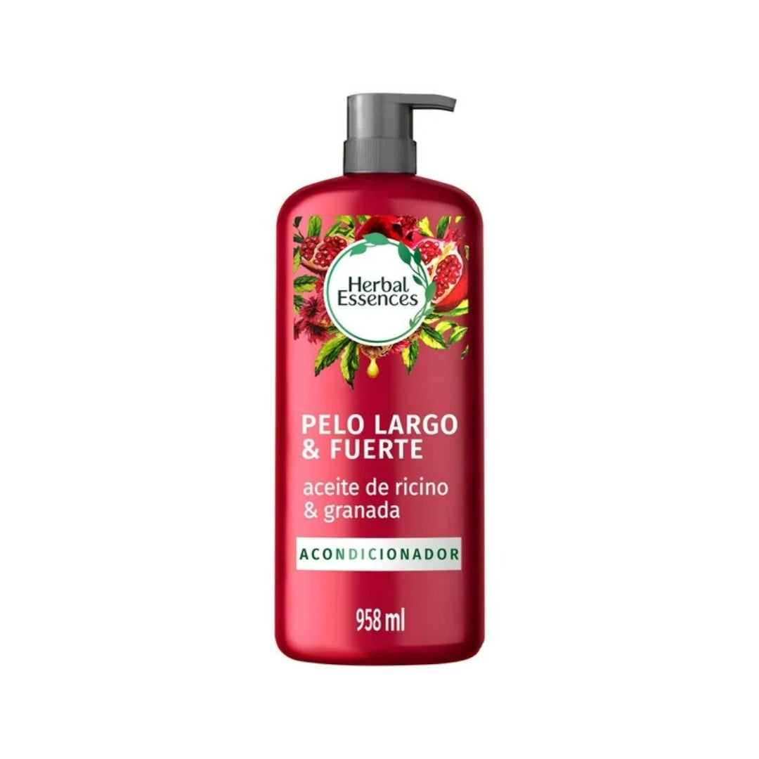 Acondicionador Herbal Essences Ricino/Granada 958Ml