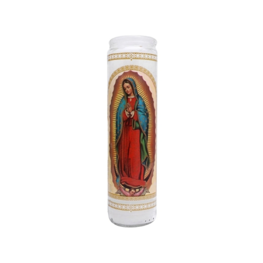 Veladoras Virgen Mega Florero Pz