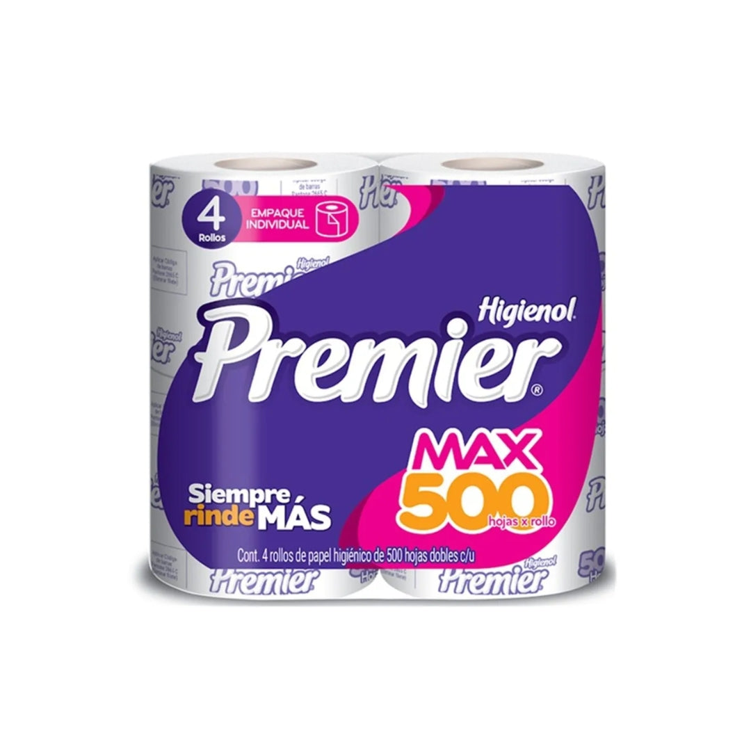 Papel Higienico Premier Max 500 Hjs