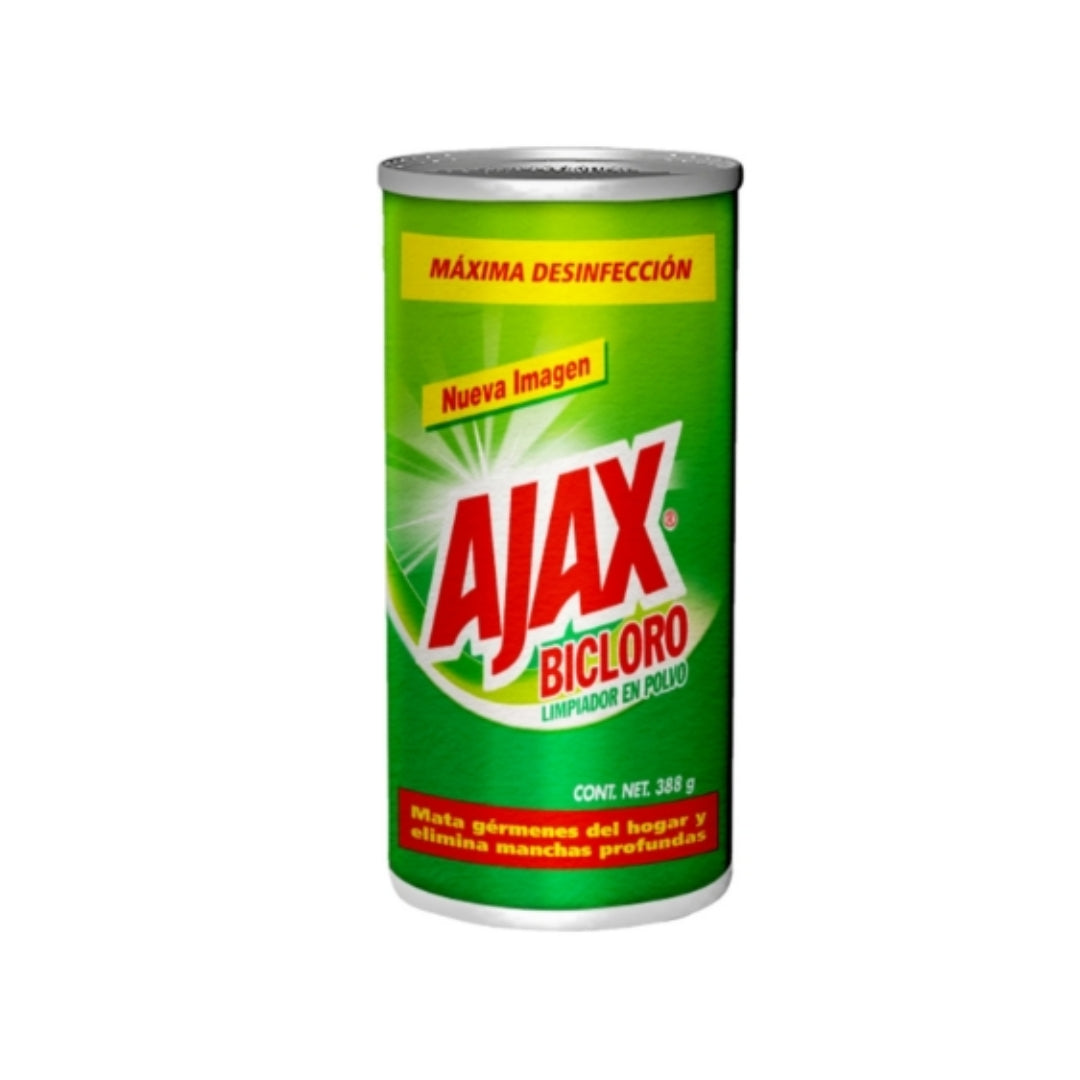 Limpiador De Piso Ajax Bicolor Polvo 388 Gr