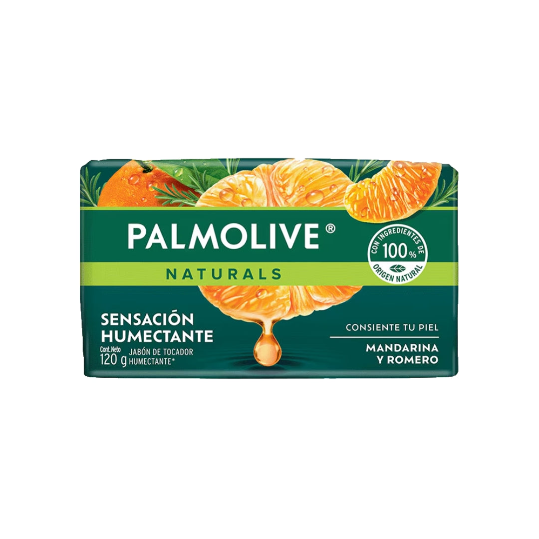 Jabon De Baño Palmolive Mandarina Y Romero 120 Gr
