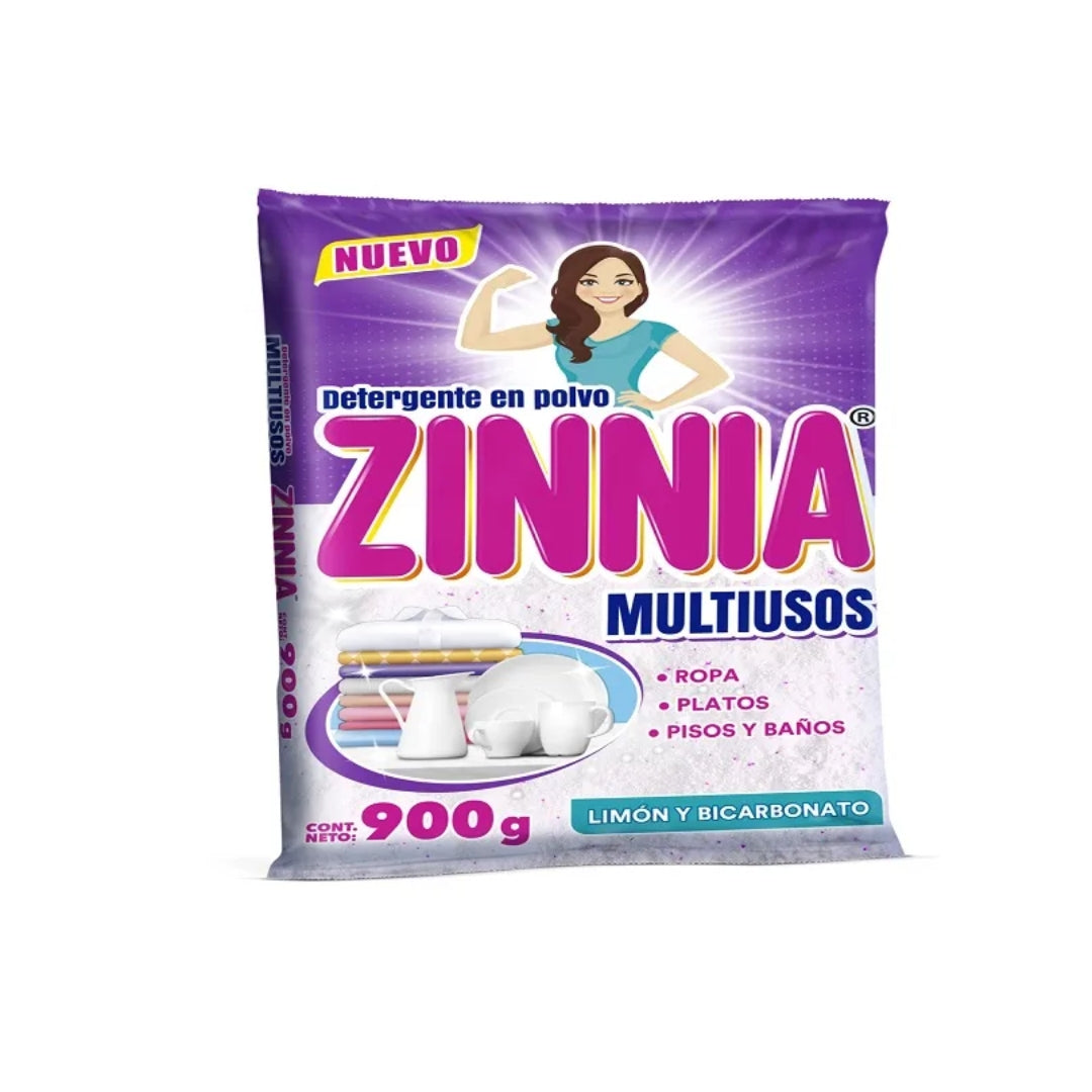 Detergente Ropa Zinnia Multiusos 900 Gr