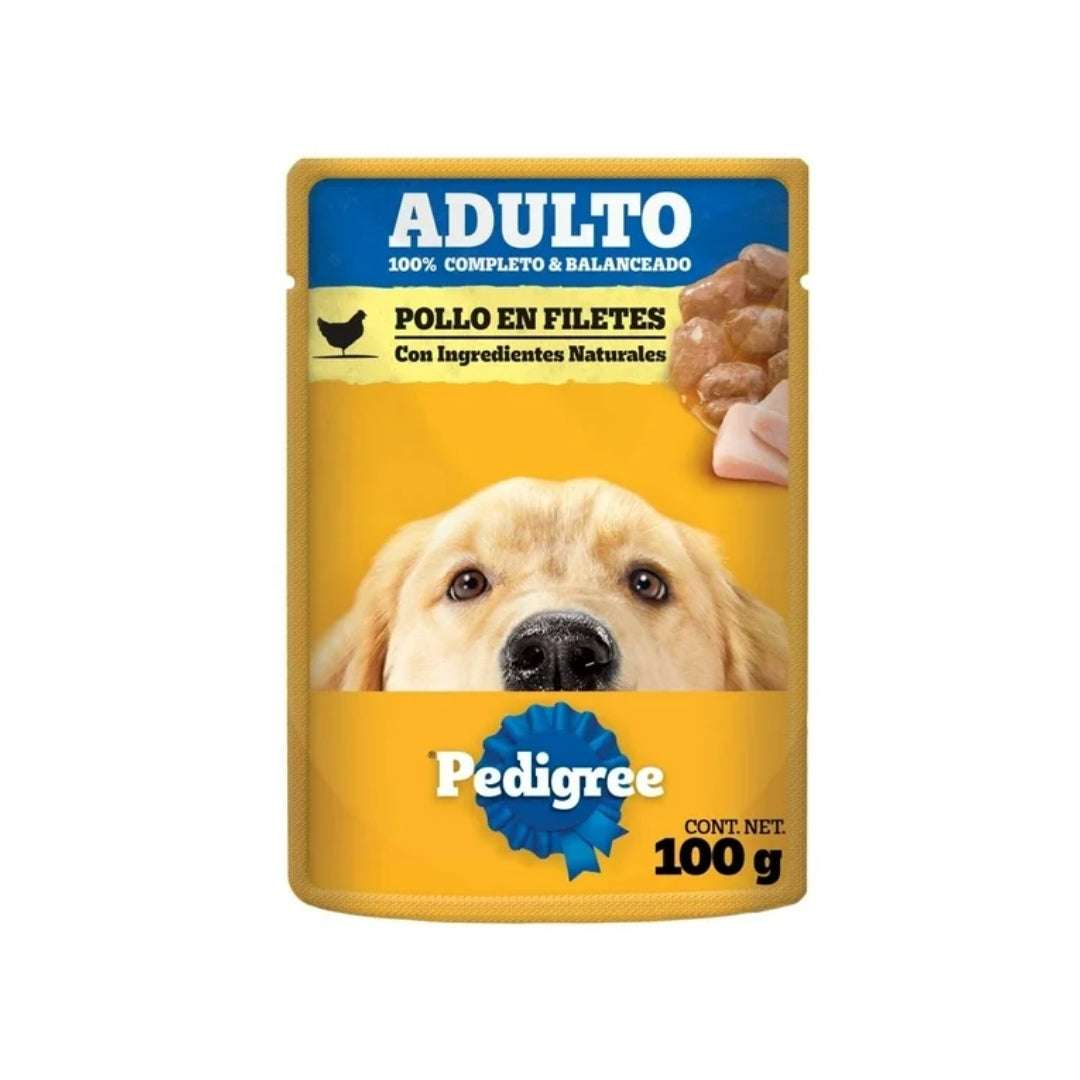 Alimento Perro Sobre Pedigree Adulto Pollo 100Gr