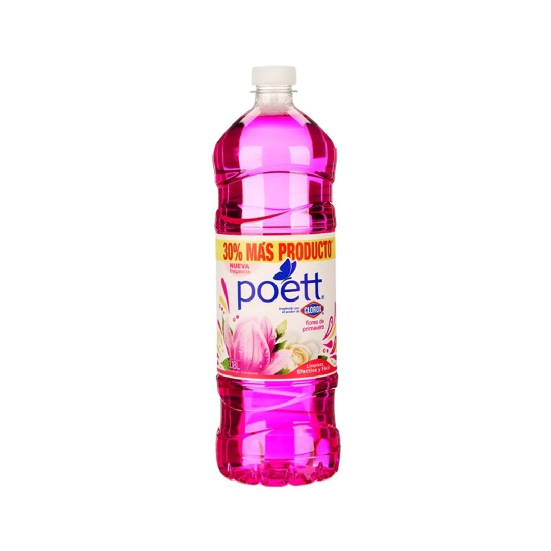 Limpiador De Piso Poett Flores Primavera 1.18 Lt