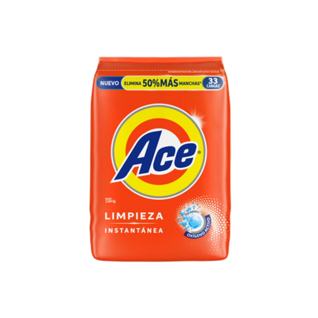 Detergente Ropa Ace BLancos Y Colores 1.728 Kg