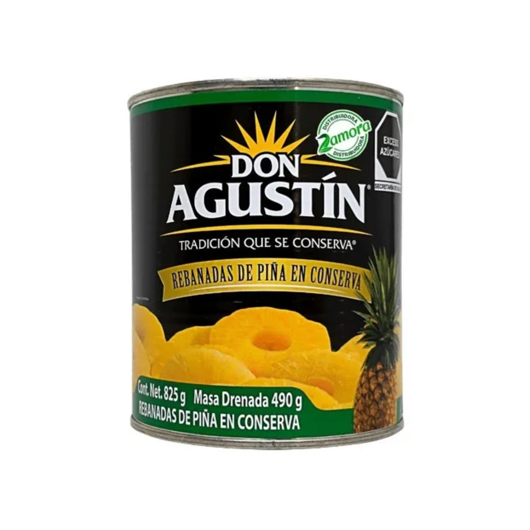 Fruta En Almibar Don Agustin Piña Rebanadas 3.05 Kg
