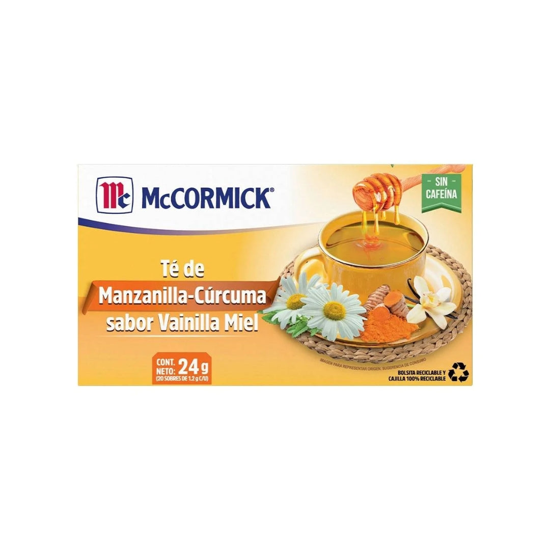 Te Mccormick Manzanilla Curcuma 24 gr