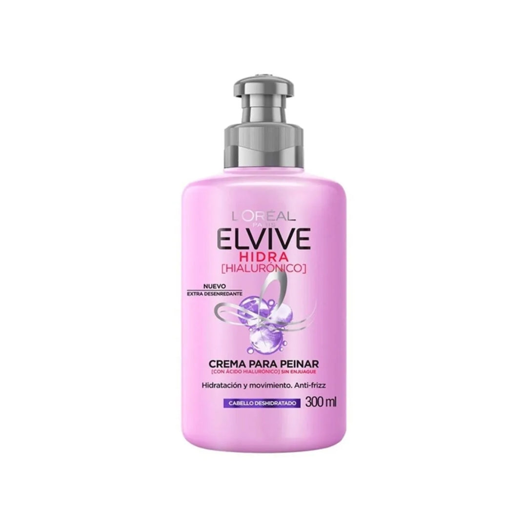 Crema Para Peinar Elvive Hialuronico 300Ml