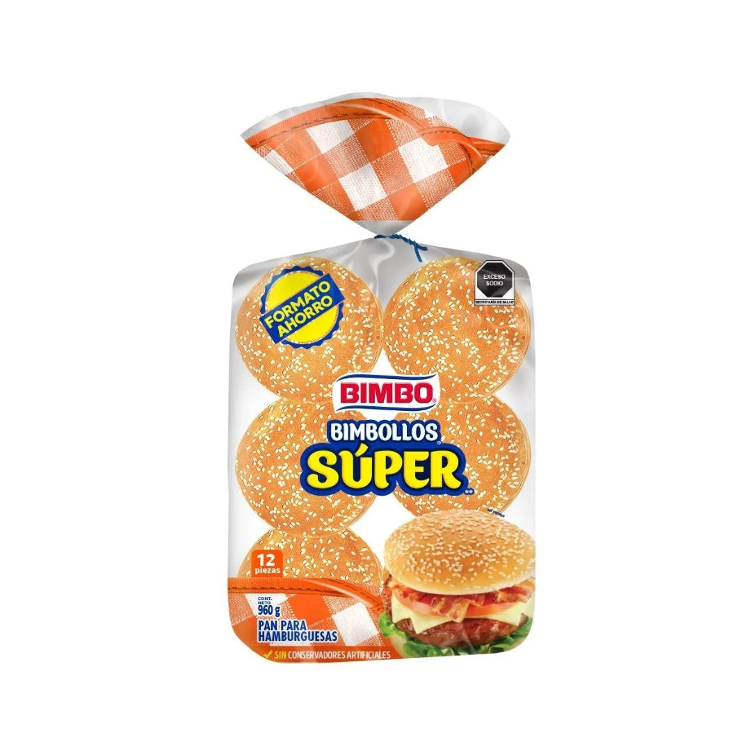 Pan Bimbo Bimbollos Super 960Gr