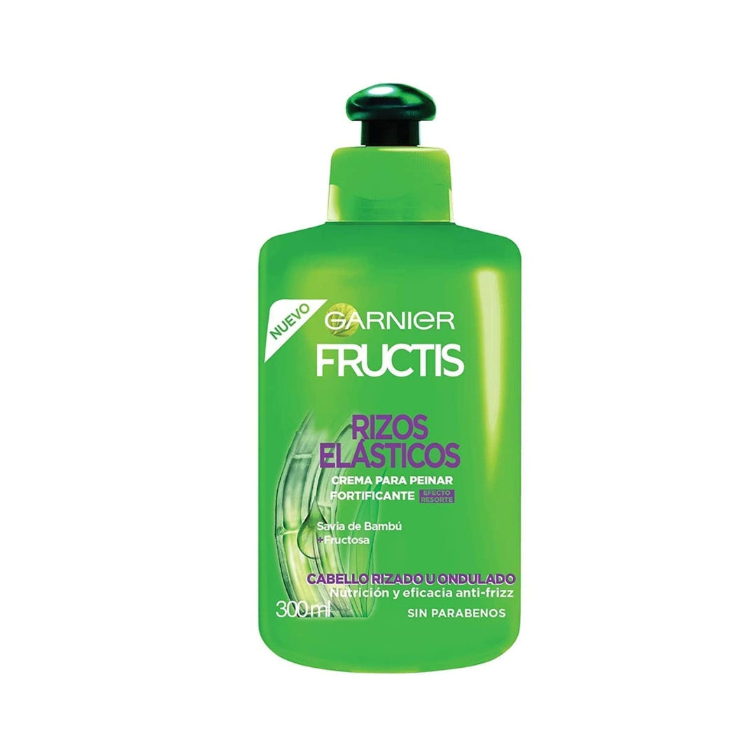 Crema Para Peinar Fructis Rizos Elasticos 300Ml