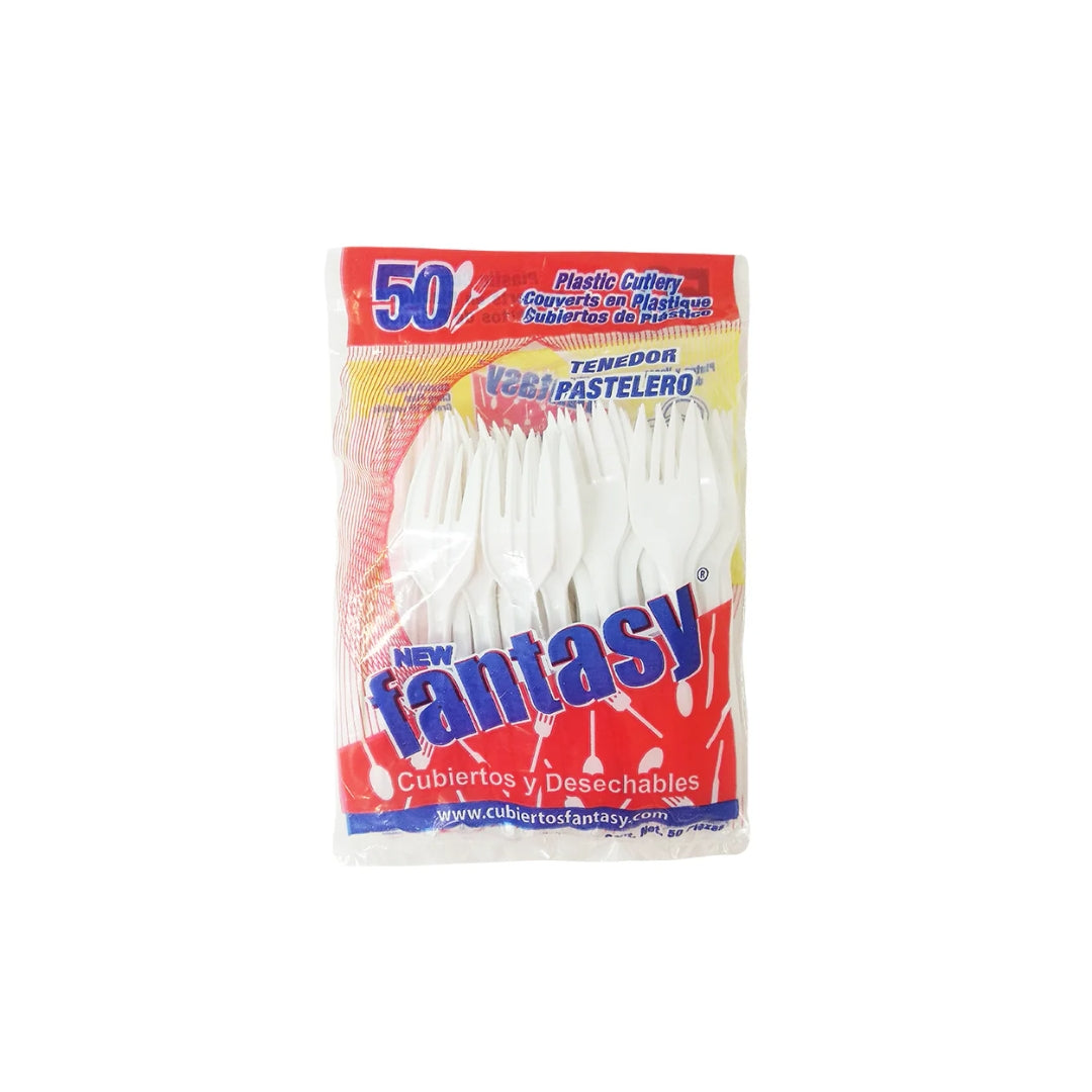 Tenedor Fantasy Pastelero 50 pz