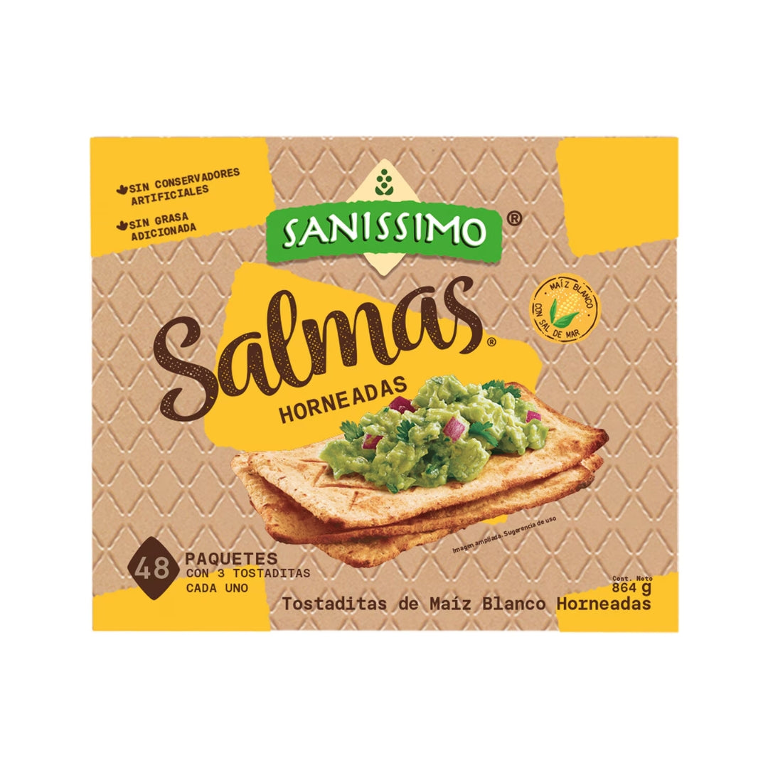 Tostadas Sanissimo Salmas Clasicas 864gr pz