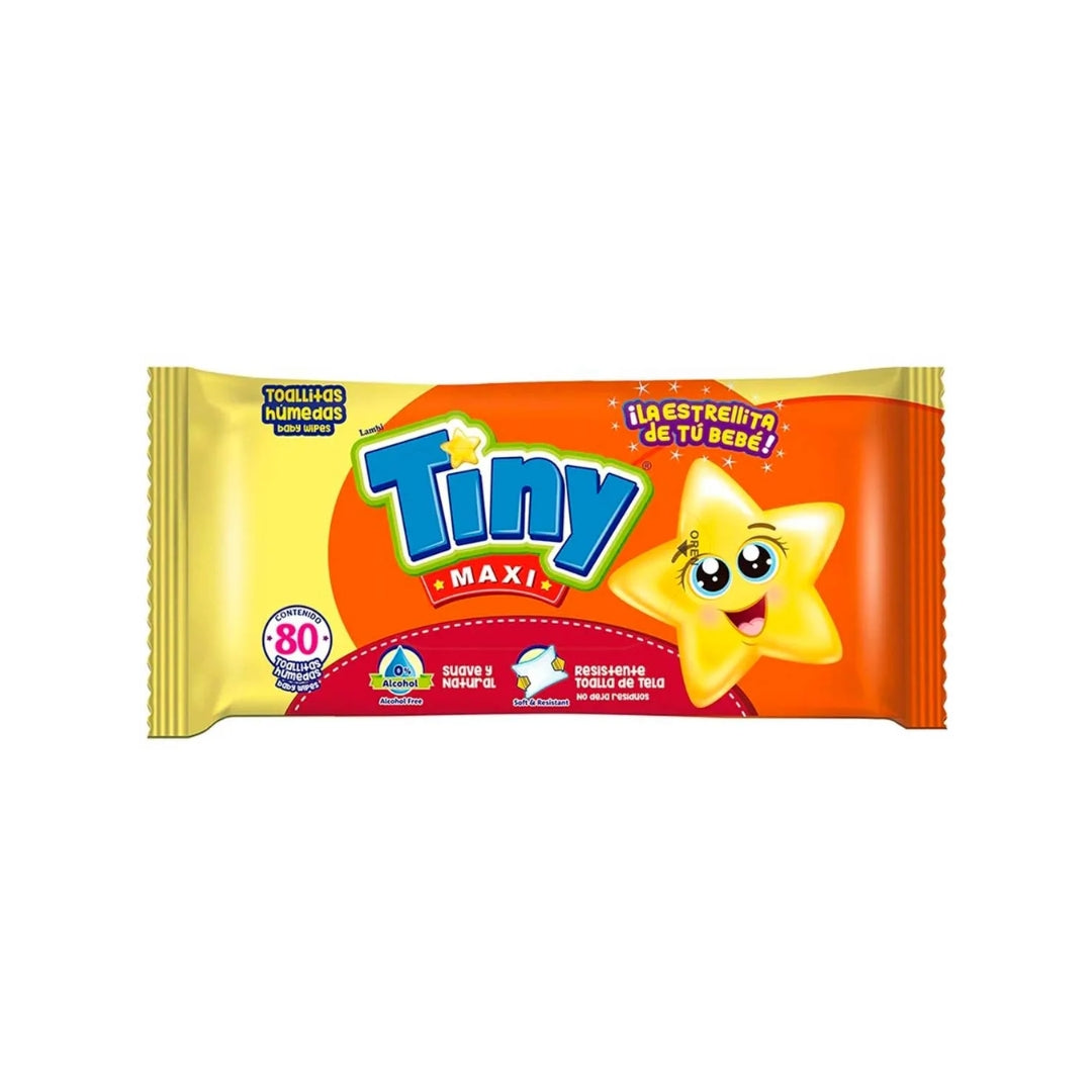 Toalllas Para Bebe Tiny Maxi 80 Pz