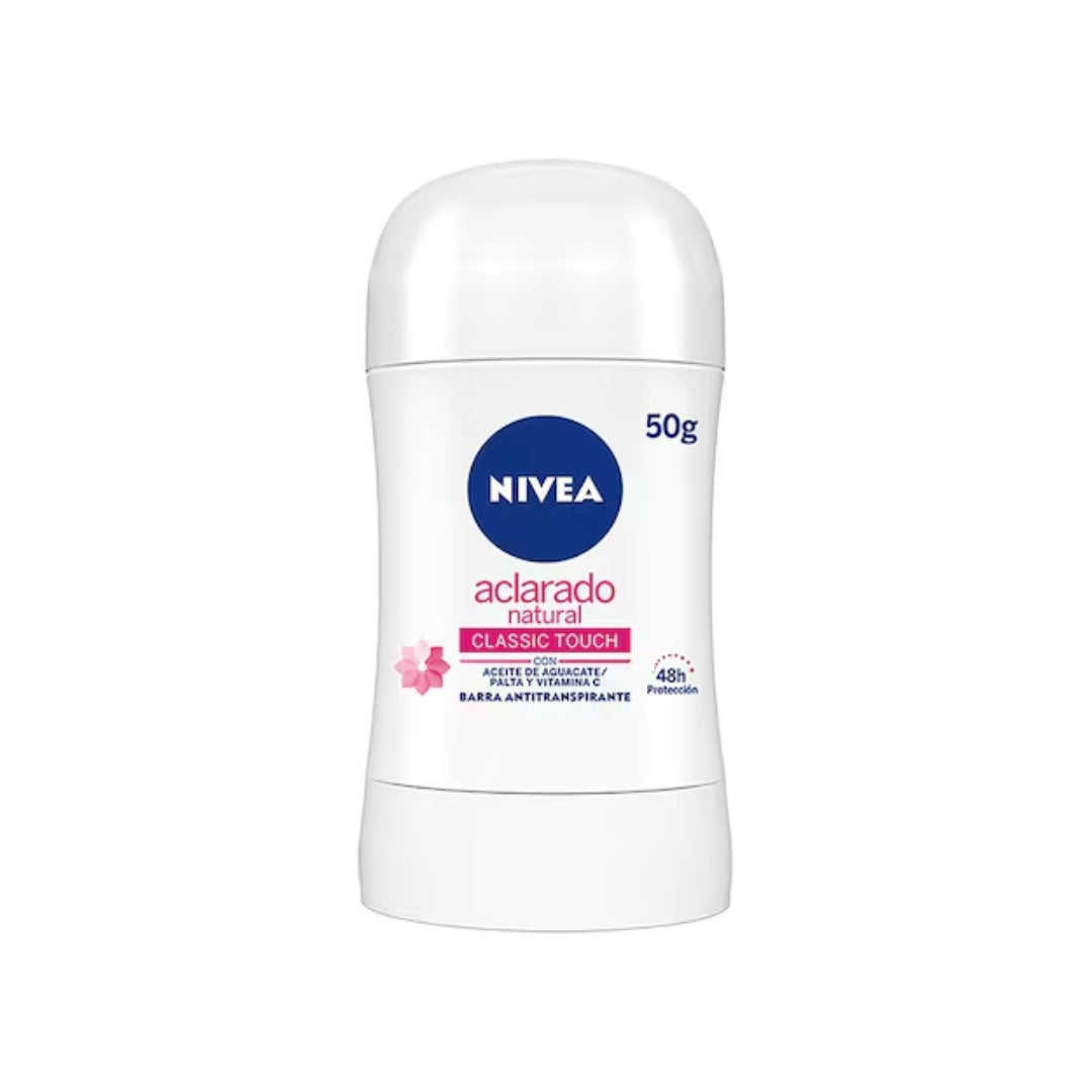 Desodorante Nivea Barra Women Aclarante Natural 50 Gr