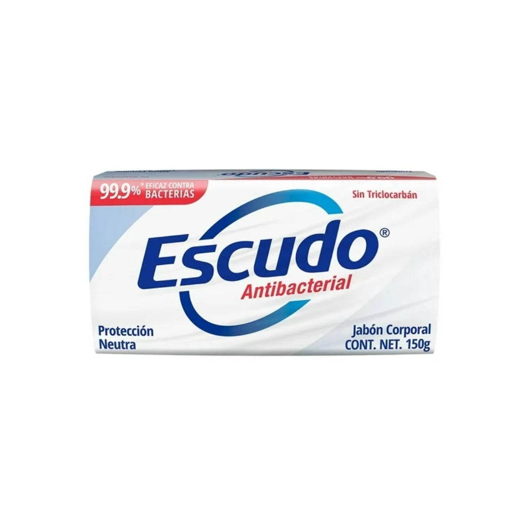 Jabon De Tocador Escudo Antibacterial Neutra 150 Gr