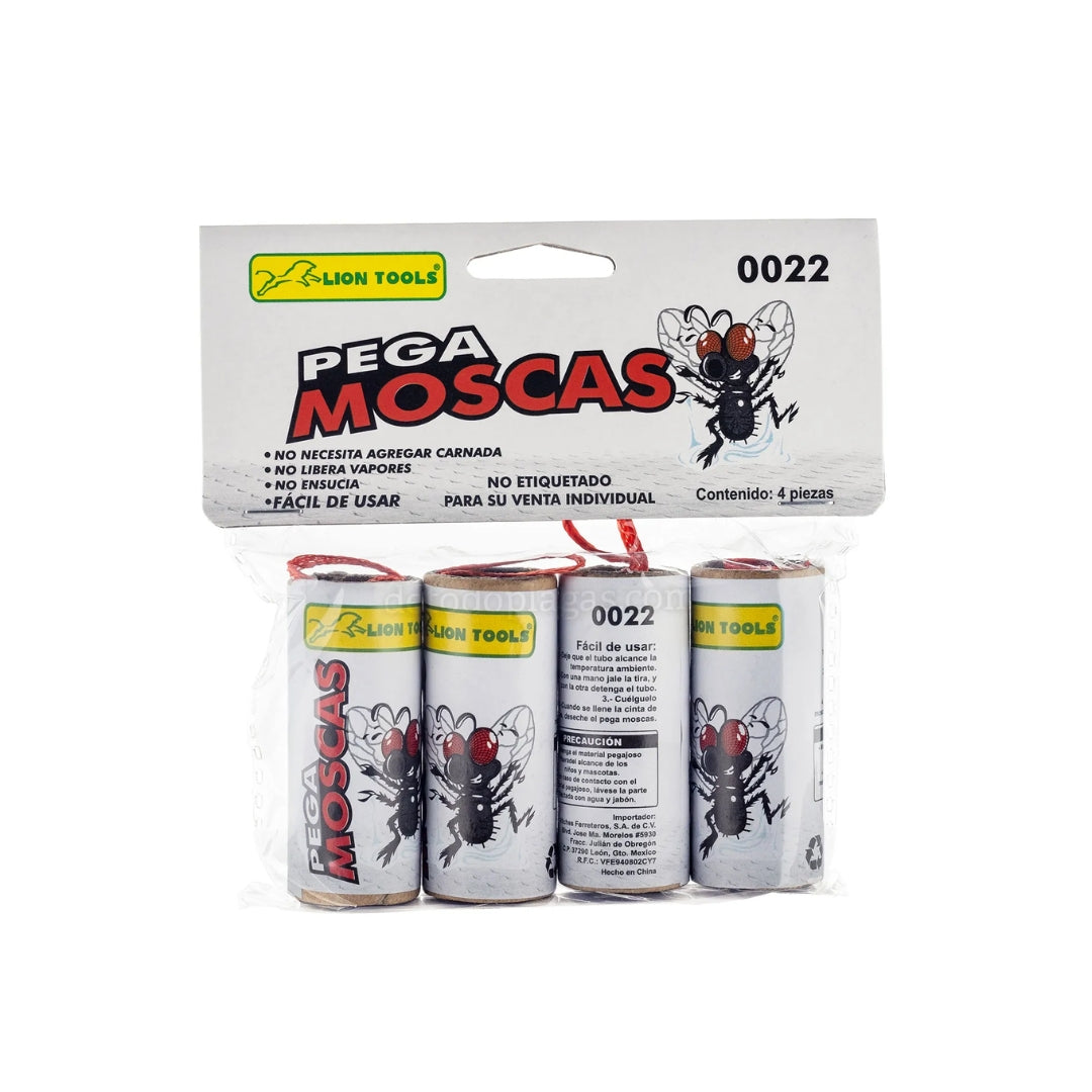 Insecticida Pega Moscas Lion Tools 4 pz (1)