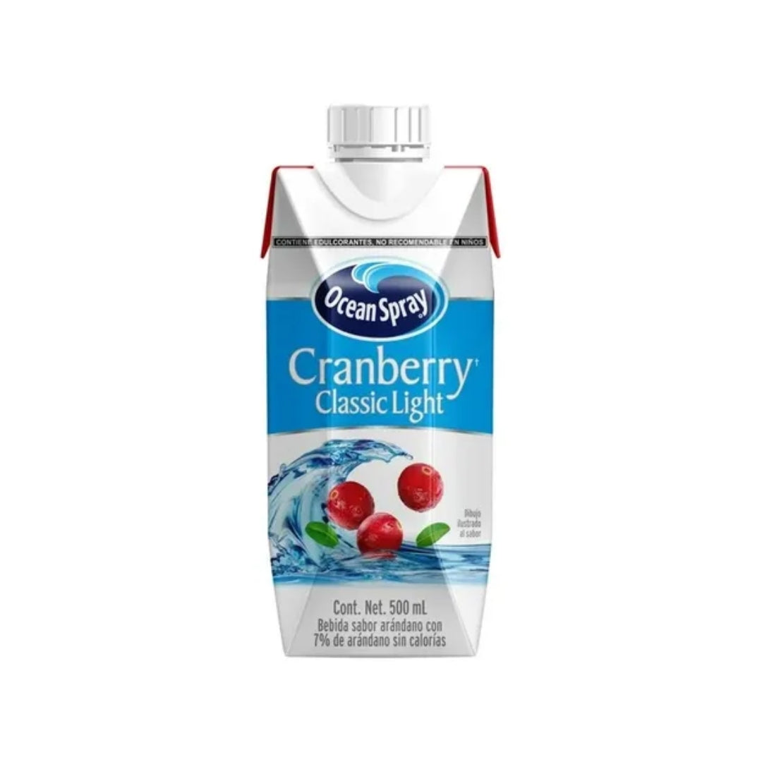 Jugo Tetra Ocean Spray Cranberry Clasic Light 500ml pz (12)