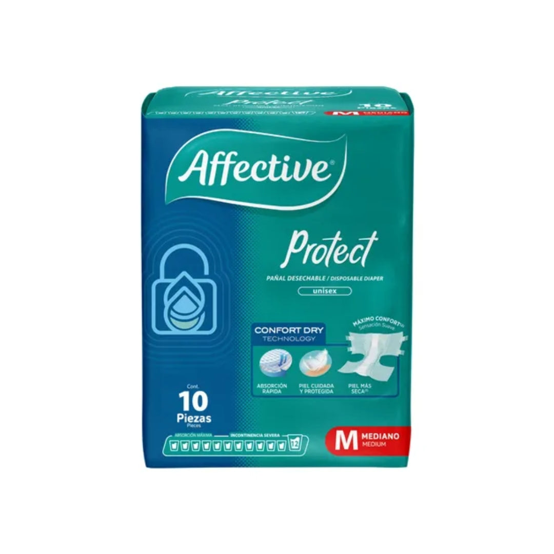 Pañal Adulto Affective Protect Mediano 10 Pzs (4)