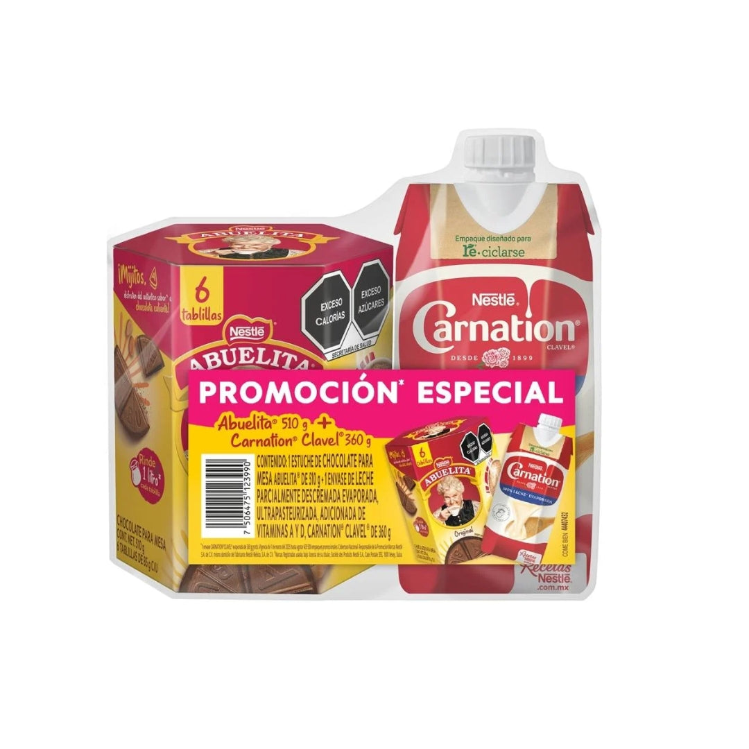 Chocolate De Mesa Abuelita 510 Gr + Clavel 360 Ml (9)