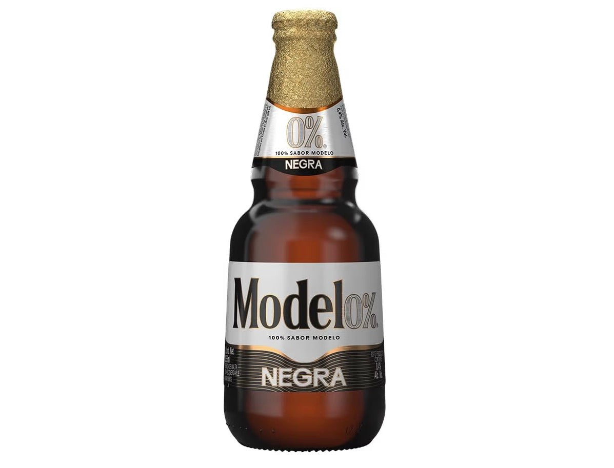 Cerveza Modelo Cero Negra Botella 355 Ml (12)